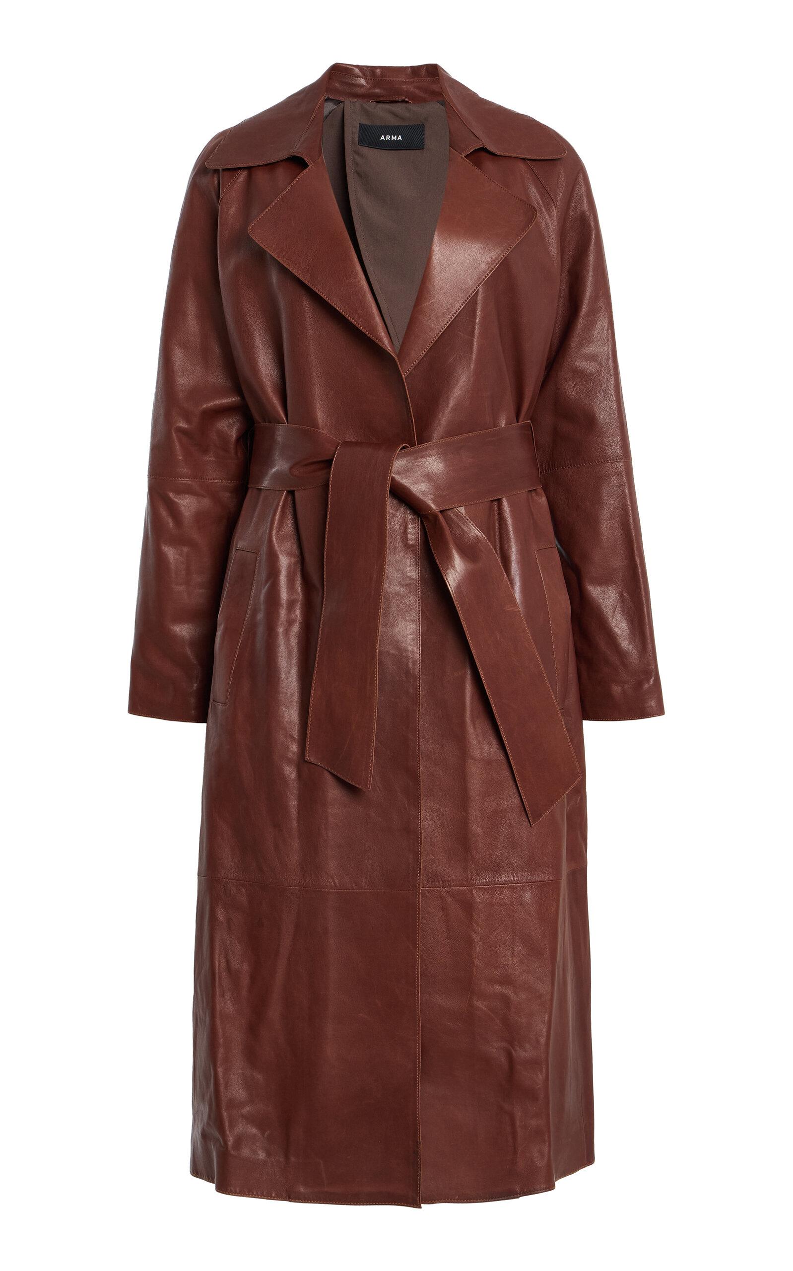 ARMA Yava Plonge Vegetal Trench Coat - Moda Operandi by ARMA