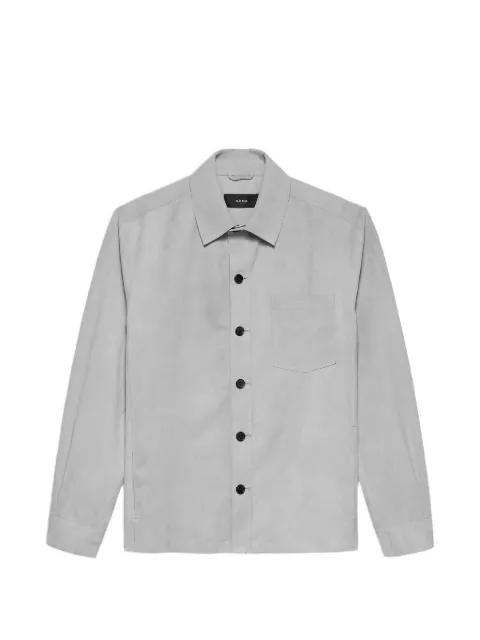 Dino chest-pocket suede jacket by ARMA