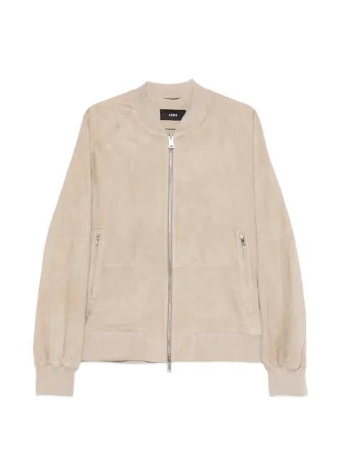 Dion zipped suede jacket by ARMA