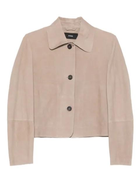 Emy button suede jacket by ARMA