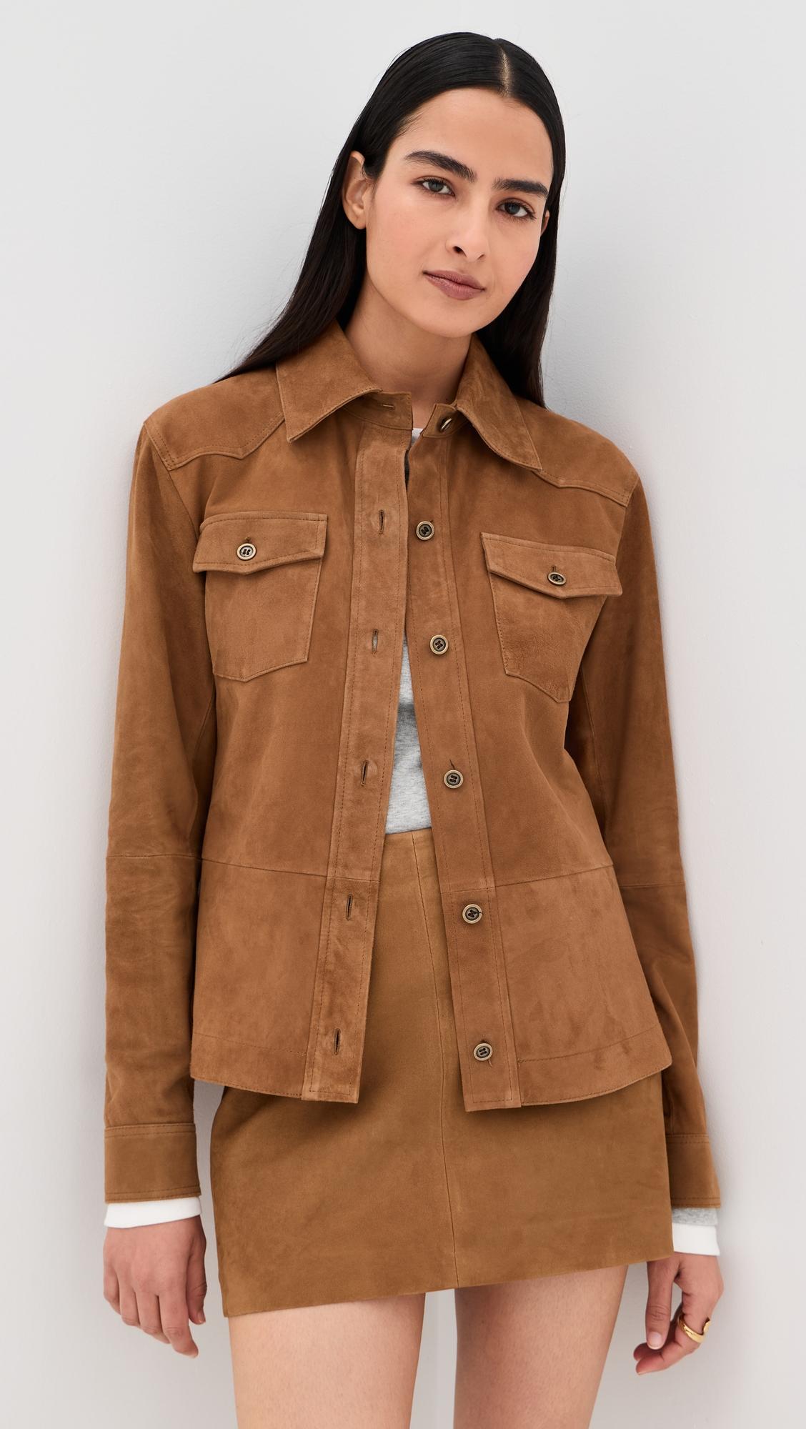 FAYE Goat Suede Jacket by ARMA