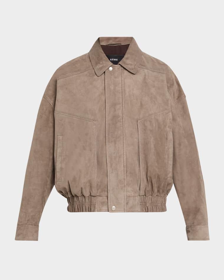 Frederica Suede Bomber Jacket by ARMA