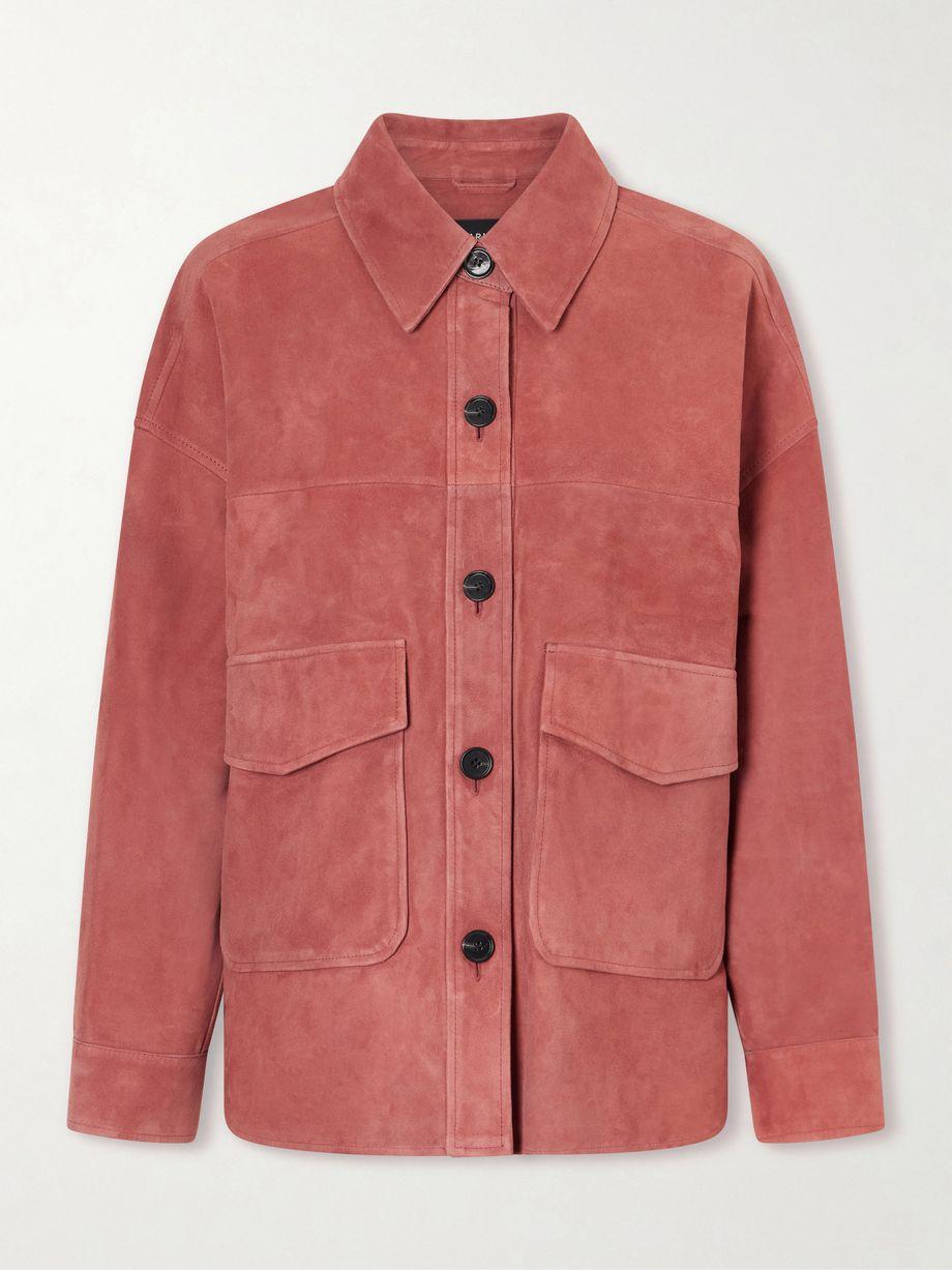Kaylee paneled suede jacket by ARMA