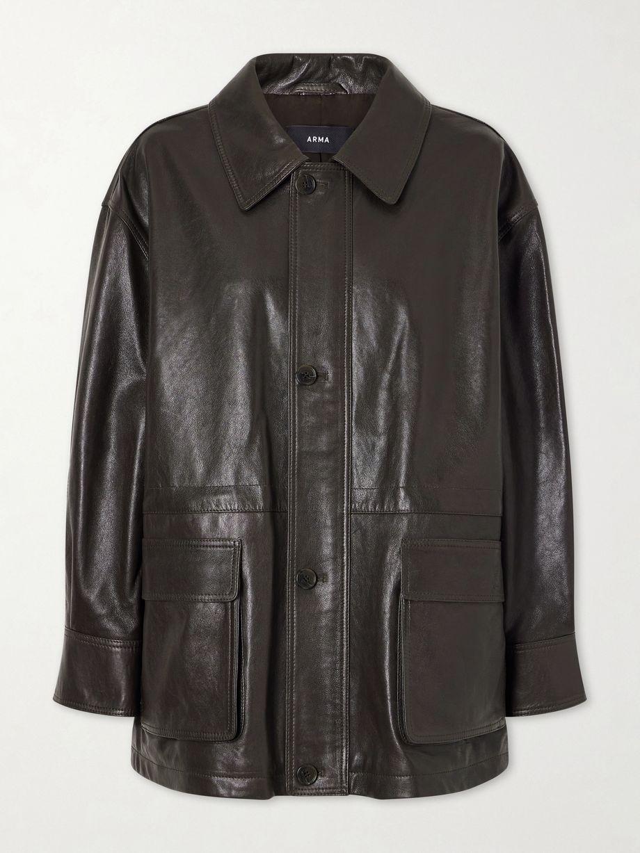 Leather jacket by ARMA
