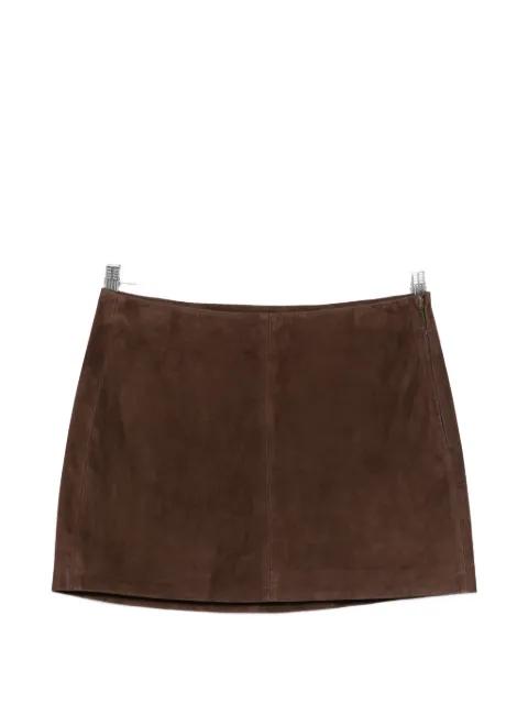Melody leather mini skirt by ARMA