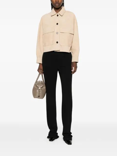 Miri front pocket leather jacket by ARMA