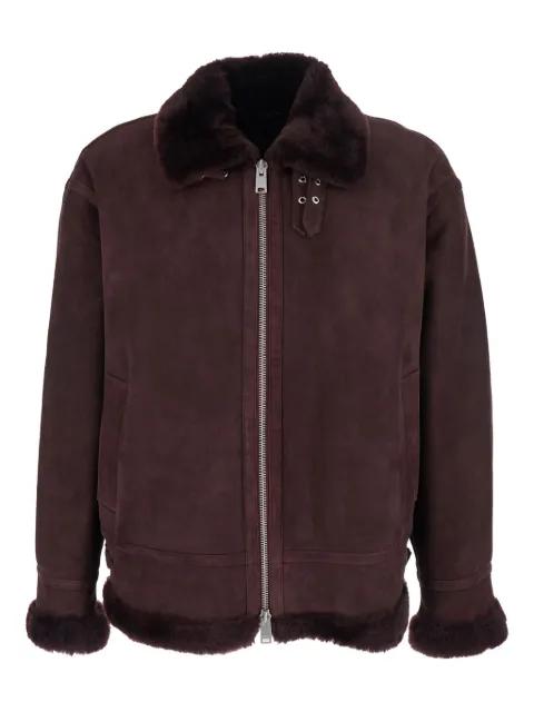 Sano suede shearling-lined jacket by ARMA