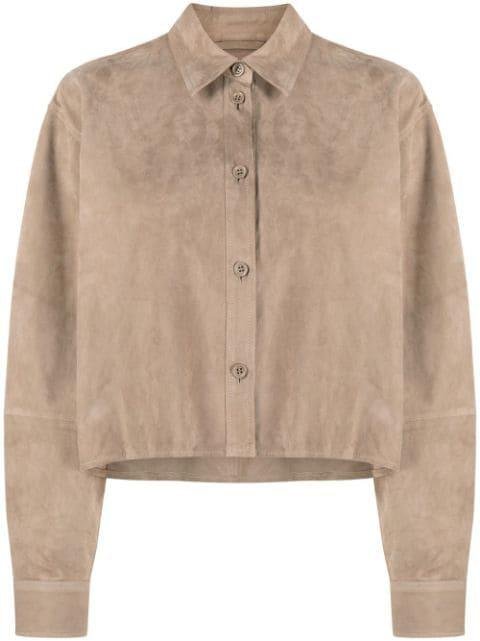 Travis suede cropped jacket by ARMA