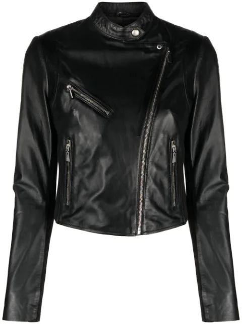 leather biker jacket by ARMA