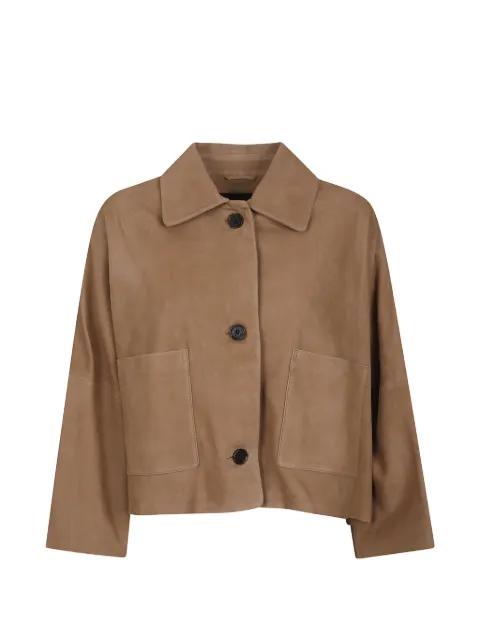 leather pocket jacket by ARMA