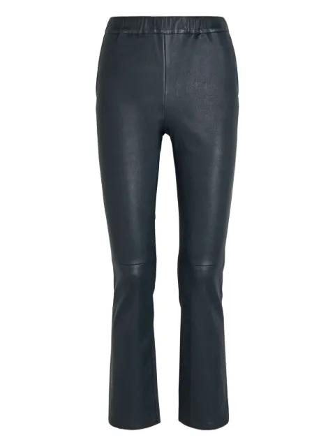 panelled leather trousers by ARMA