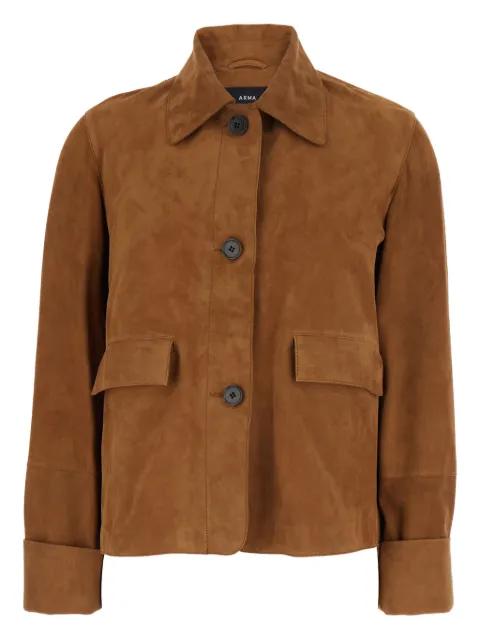 pocket suede jacket by ARMA