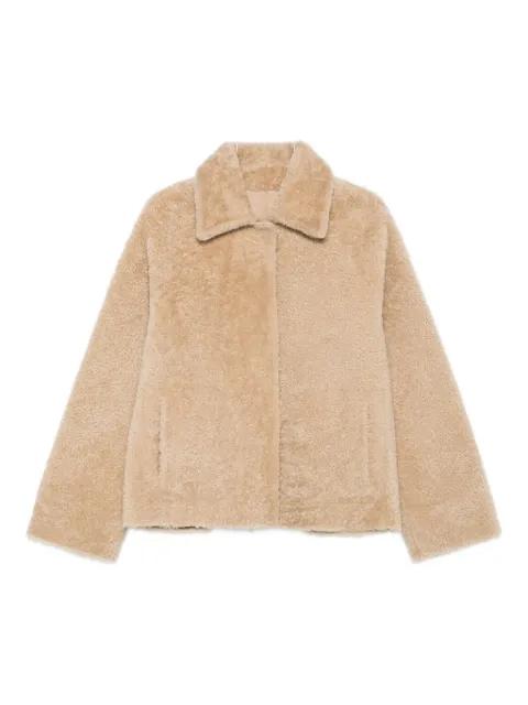 shearling collared jacket by ARMA