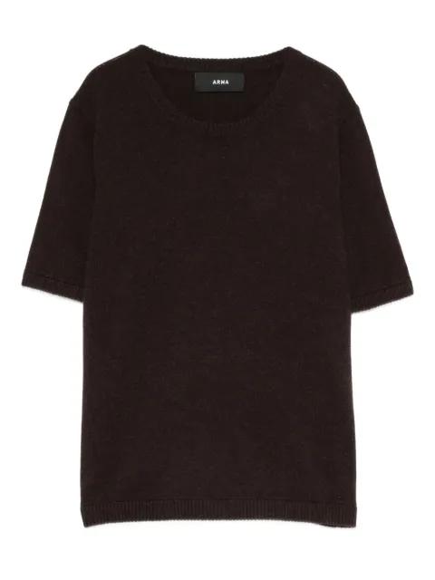short-sleeve round-neck sweater by ARMA