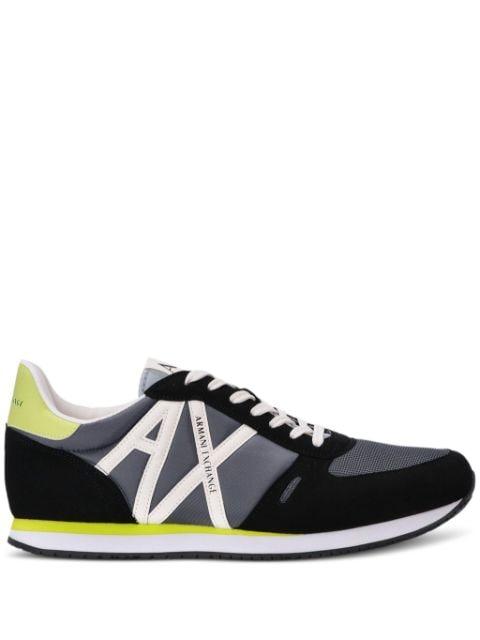 AX panelled sneakers by ARMANI EXCHANGE