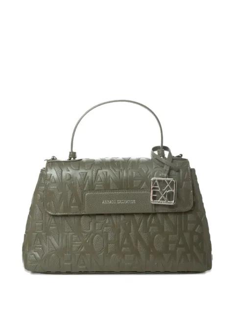 Liz logo-embossed tote bag by ARMANI EXCHANGE