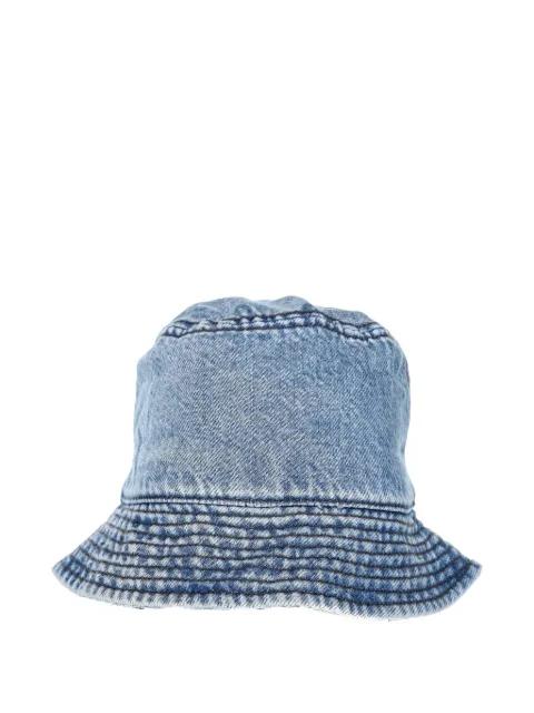 acid-wash denim bucket hat by ARMANI EXCHANGE