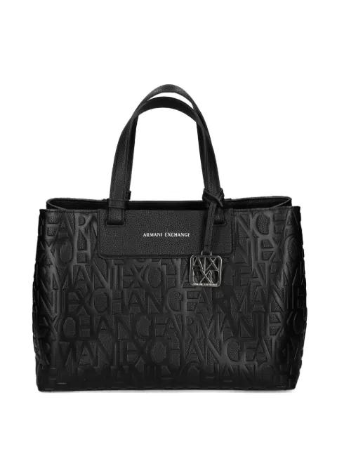allover logo tote bag by ARMANI EXCHANGE