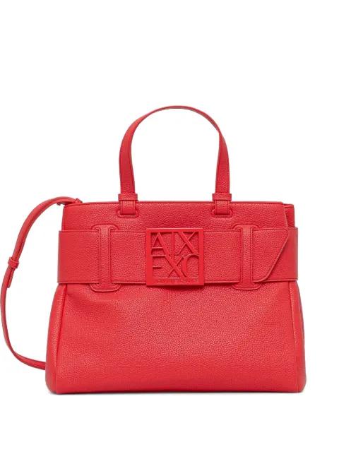 belt-detail tote bag by ARMANI EXCHANGE