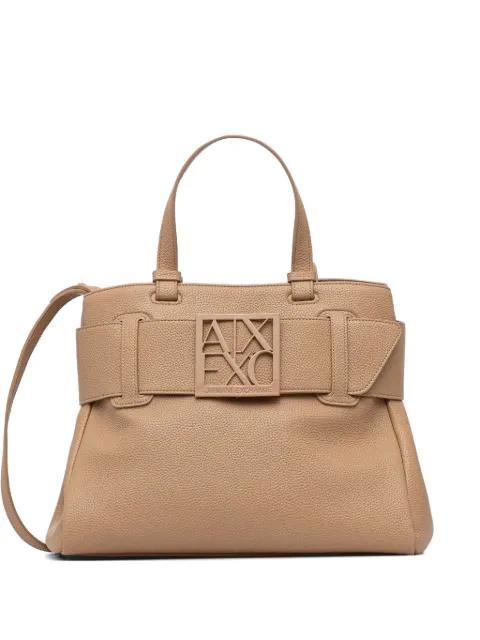 belt-detail tote bag by ARMANI EXCHANGE