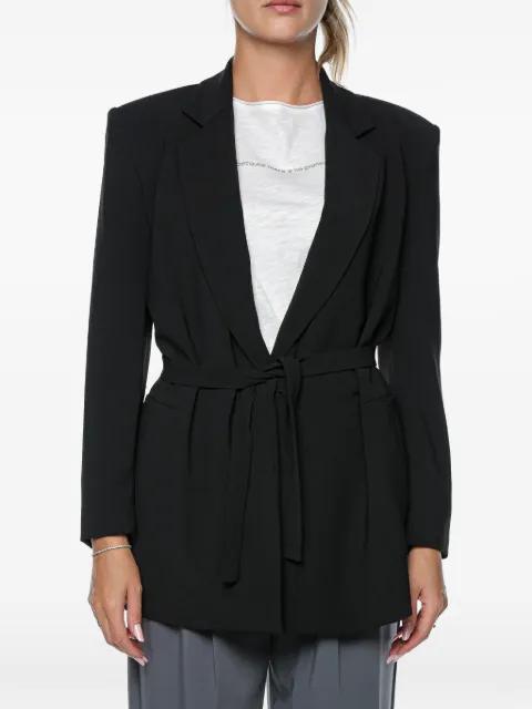 belted blazer by ARMANI EXCHANGE