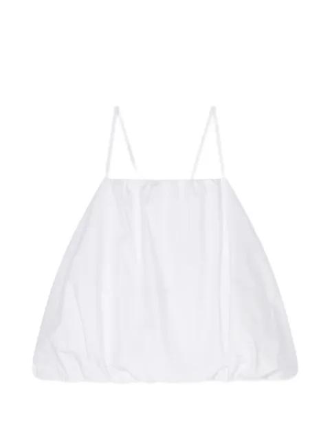 bubble-hem spaghetti-strap top by ARMANI EXCHANGE