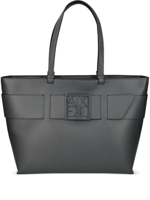 buckle-detail tote bag by ARMANI EXCHANGE