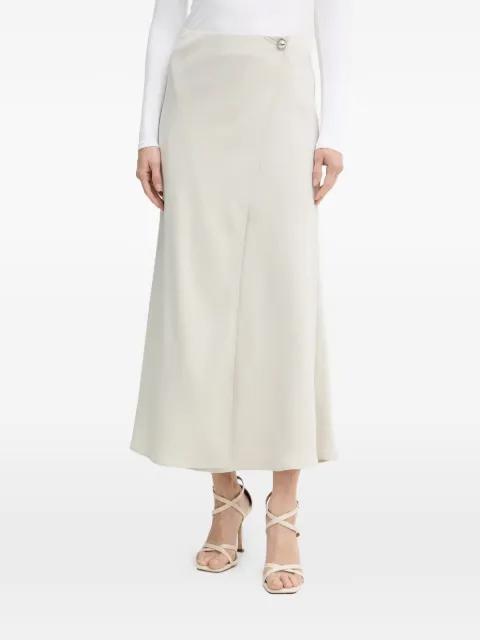 button-detail midi skirt by ARMANI EXCHANGE