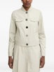 button-up chest-pocket jacket by ARMANI EXCHANGE button-up chest-pocket jacket by ARMANI EXCHANGE