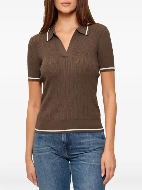 cable-knit short-sleeve sweater by ARMANI EXCHANGE