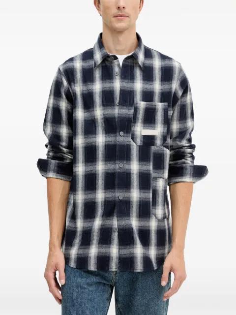 check-pattern pocket shirt by ARMANI EXCHANGE
