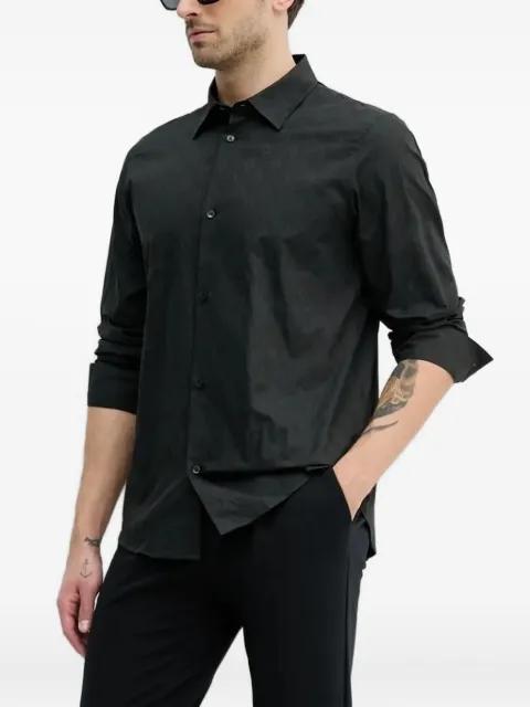cotton long-sleeve shirt by ARMANI EXCHANGE