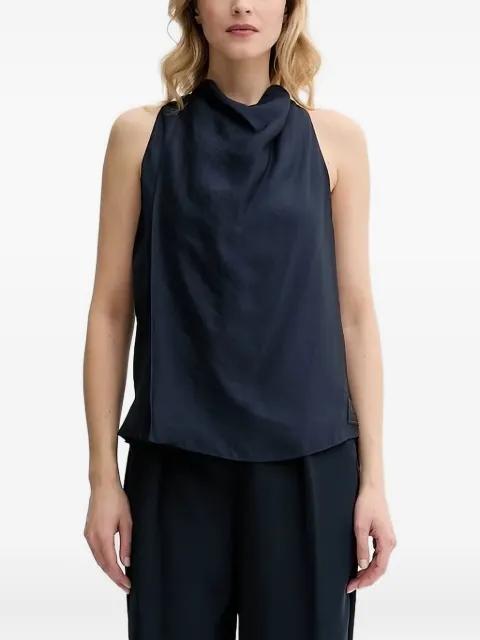 cowl-neck halter top by ARMANI EXCHANGE