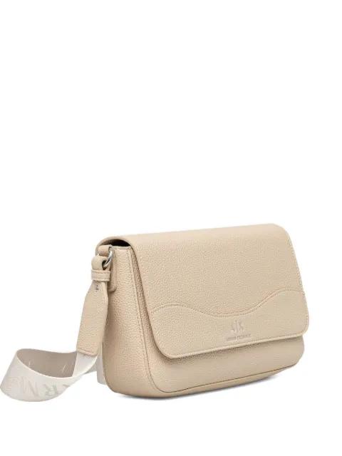curved-flap shoulder bag by ARMANI EXCHANGE