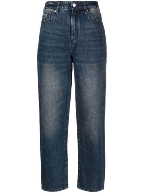 distressed-effect straight-leg jeans by ARMANI EXCHANGE