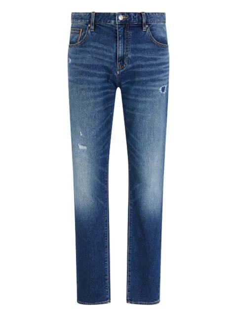distressed five-pocket jeans by ARMANI EXCHANGE