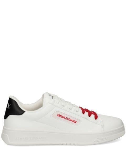 double-coloured laces sneakers by ARMANI EXCHANGE