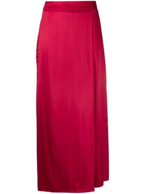 draped straight-leg trousers by ARMANI EXCHANGE