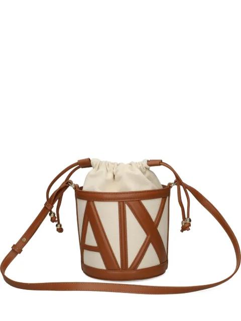 drawstring-closure bucket bag by ARMANI EXCHANGE