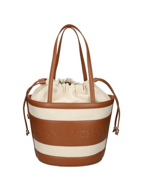 drawstring-closure bucket bag by ARMANI EXCHANGE