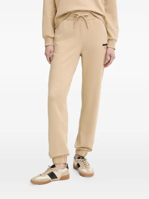 drawstring-waist logo-detail track pants by ARMANI EXCHANGE