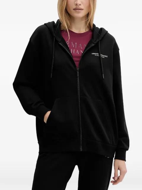 drawstring zip-up top by ARMANI EXCHANGE