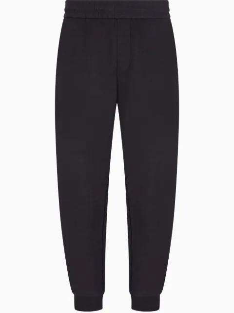elastic-waist cotton track pants by ARMANI EXCHANGE
