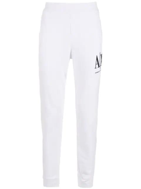 embroidered-logo track pants by ARMANI EXCHANGE