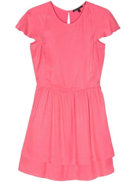 flared layered-skirt dress by ARMANI EXCHANGE