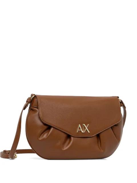 gathered-effect cross-body bag by ARMANI EXCHANGE