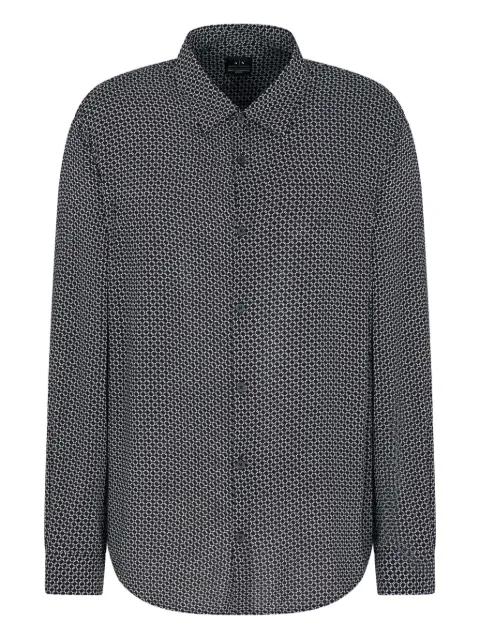 geometric-pattern shirt by ARMANI EXCHANGE