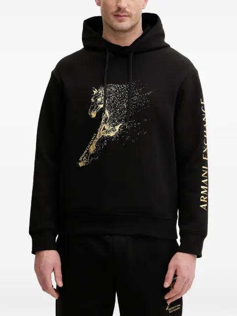 graphic hoodie by ARMANI EXCHANGE
