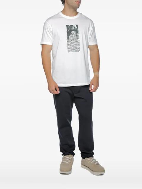 graphic-print crew-neck T-shirt by ARMANI EXCHANGE