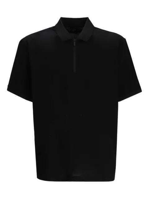 half-zip cotton polo shirt by ARMANI EXCHANGE